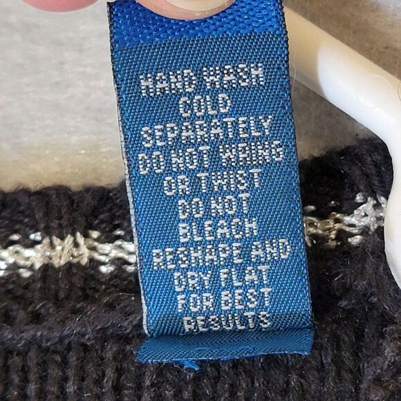 Karen Scott Embroidered 3D Cardigan Womens L Birthday Sequins Knit Presents - Picture 10 of 12